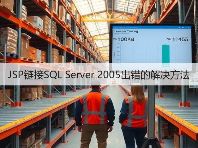 JSP链接SQL Server 2005出错的解决方法(图1)