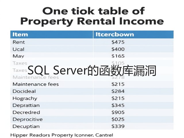 SQL Server的函数库漏洞(图3) SQL Server的函数库漏洞(图3)