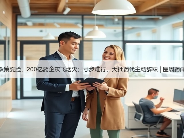 政策变脸,200亿药企灰飞烟灭;寸步难行,大批药代主动辞职 | 医周药闻(图2) 政策变脸,200亿药企灰飞烟灭;寸步难行,大批药代主动辞职 | 医周药闻(图2)