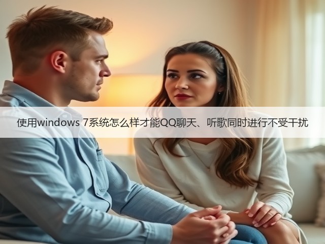 使用windows 7系统怎么样才能QQ聊天、听歌同时进行不受干扰(图1) 使用windows 7系统怎么样才能QQ聊天、听歌同时进行不受干扰(图1)