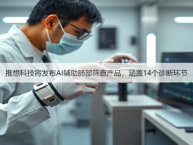 推想科技将发布AI辅助肺部筛查产品,涵盖14个诊断环节(图2) 推想科技将发布AI辅助肺部筛查产品,涵盖14个诊断环节(图2)