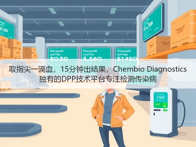 取指尖一滴血,15分钟出结果,Chembio Diagnostics 独有的DPP技术平台专注检测传染病(图3) 取指尖一滴血,15分钟出结果,Chembio Diagnostics 独有的DPP技术平台专注检测传染病(图3)
