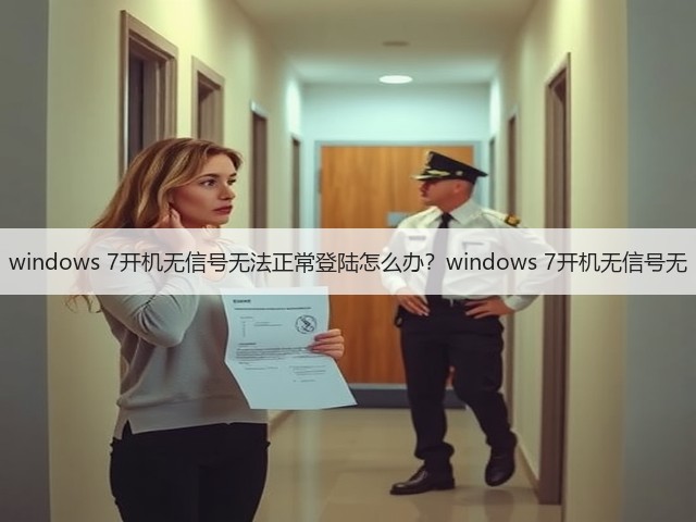 windows 7开机无信号无法正常登陆怎么办?windows 7开机无信号无(图3) windows 7开机无信号无法正常登陆怎么办?windows 7开机无信号无(图3)