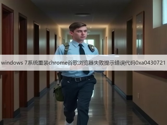 windows 7系统重装chrome谷歌浏览器失败提示错误代码0xa0430721(图2) windows 7系统重装chrome谷歌浏览器失败提示错误代码0xa0430721(图2)