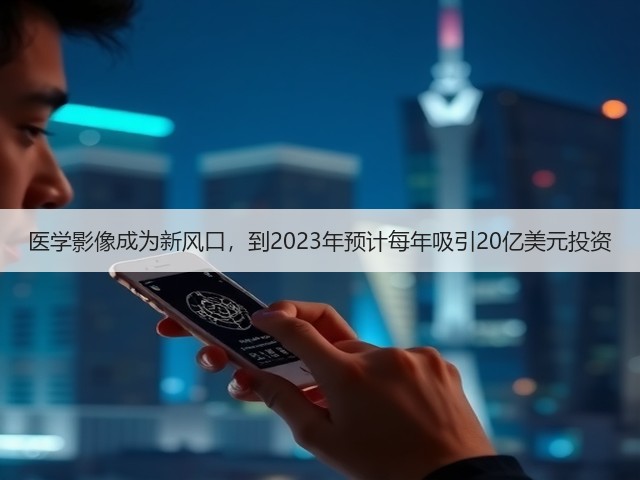 医学影像成为新风口,到2023年预计每年吸引20亿美元投资(图2) 医学影像成为新风口,到2023年预计每年吸引20亿美元投资(图2)
