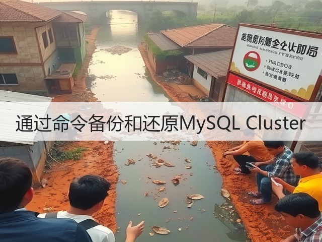 通过命令备份和还原MySQL Cluster(图3) 通过命令备份和还原MySQL Cluster(图3)