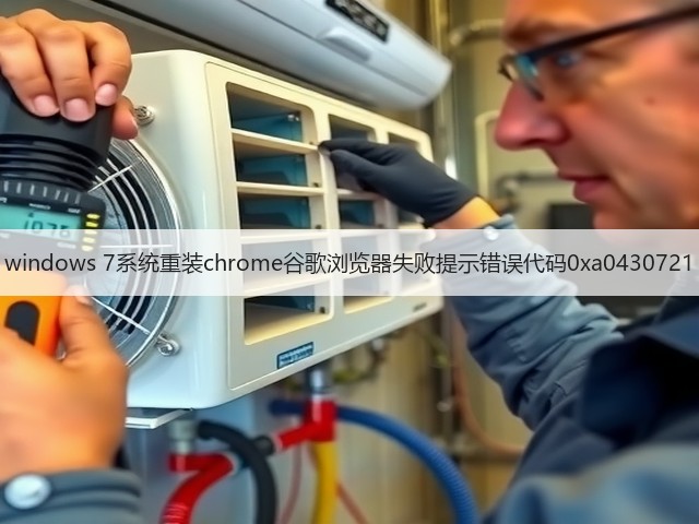 windows 7系统重装chrome谷歌浏览器失败提示错误代码0xa0430721(图1) windows 7系统重装chrome谷歌浏览器失败提示错误代码0xa0430721(图1)