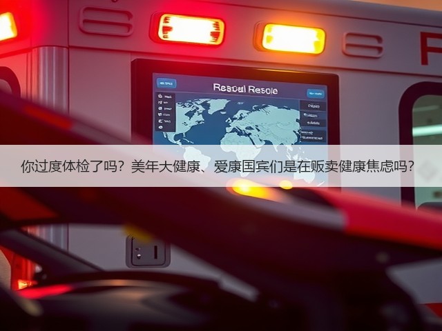 你过度体检了吗?美年大健康、爱康国宾们是在贩卖健康焦虑吗?(图1) 你过度体检了吗?美年大健康、爱康国宾们是在贩卖健康焦虑吗?(图1)
