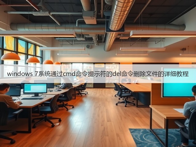 windows 7系统通过cmd命令提示符的del命令删除文件的详细教程(图2) windows 7系统通过cmd命令提示符的del命令删除文件的详细教程(图2)