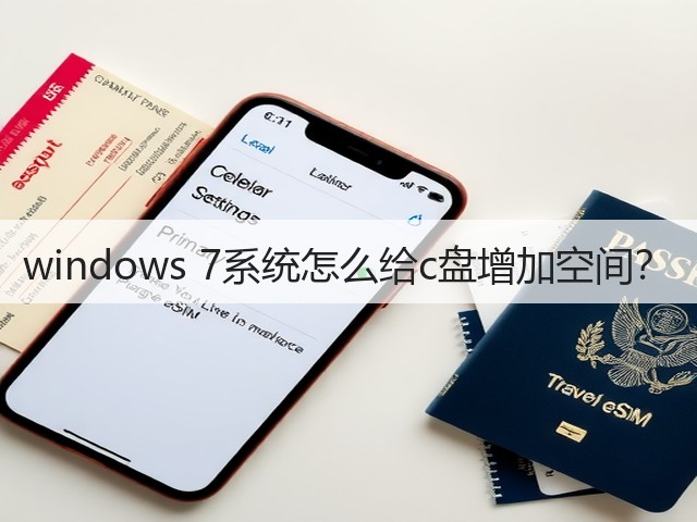 windows 7系统怎么给c盘增加空间?(图3) windows 7系统怎么给c盘增加空间?(图3)