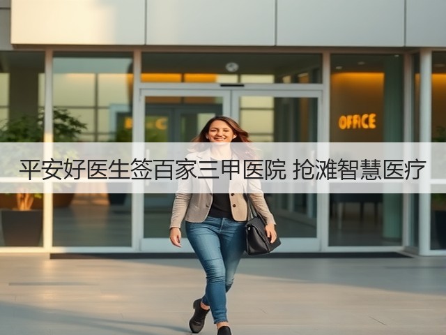 平安好医生签百家三甲医院 抢滩智慧医疗(图3)