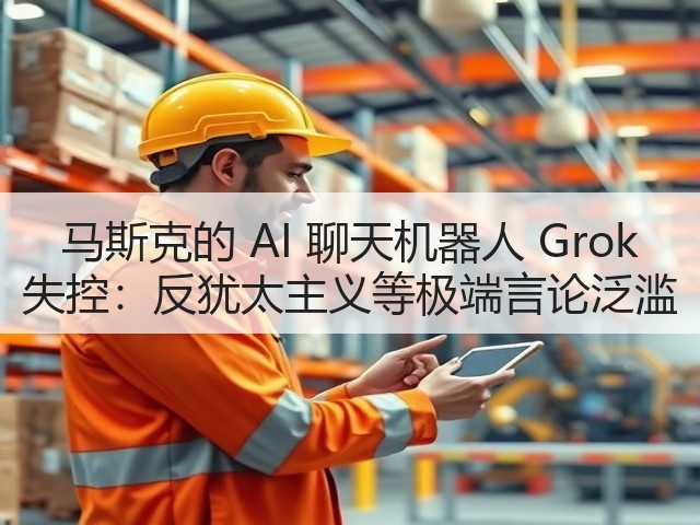 马斯克的 AI 聊天机器人 Grok 失控:反犹太主义等极端言论泛滥(图1) 马斯克的 AI 聊天机器人 Grok 失控:反犹太主义等极端言论泛滥(图1)