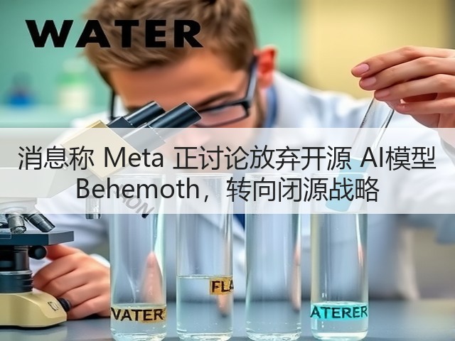 消息称 Meta 正讨论放弃开源 AI模型 Behemoth,转向闭源战略(图3) 消息称 Meta 正讨论放弃开源 AI模型 Behemoth,转向闭源战略(图3)