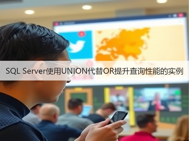 SQL Server使用UNION代替OR提升查询性能的实例(图2) SQL Server使用UNION代替OR提升查询性能的实例(图2)