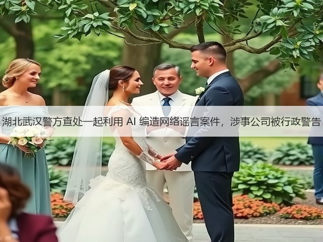 湖北武汉警方查处一起利用 AI 编造网络谣言案件，涉事公司被行政警告(图3)