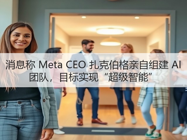 消息称 Meta CEO 扎克伯格亲自组建 AI 团队,目标实现“超级智能”(图1) 消息称 Meta CEO 扎克伯格亲自组建 AI 团队,目标实现“超级智能”(图1)