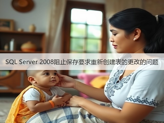 SQL Server 2008阻止保存要求重新创建表的更改的问题(图2) SQL Server 2008阻止保存要求重新创建表的更改的问题(图2)