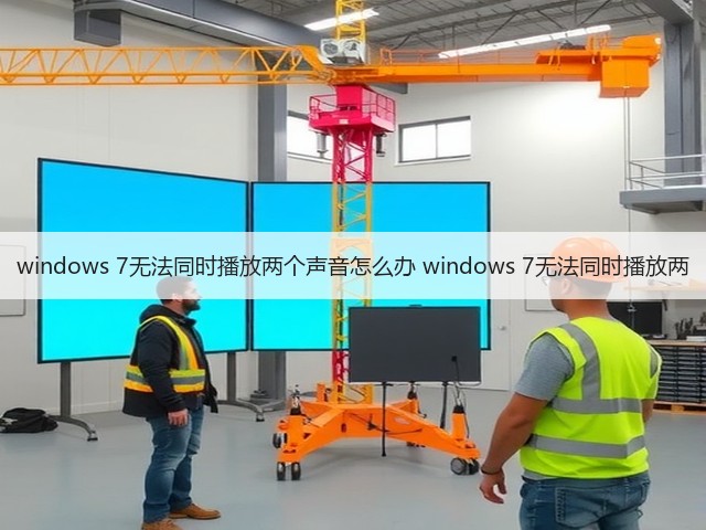 windows 7无法同时播放两个声音怎么办 windows 7无法同时播放两(图3) windows 7无法同时播放两个声音怎么办 windows 7无法同时播放两(图3)