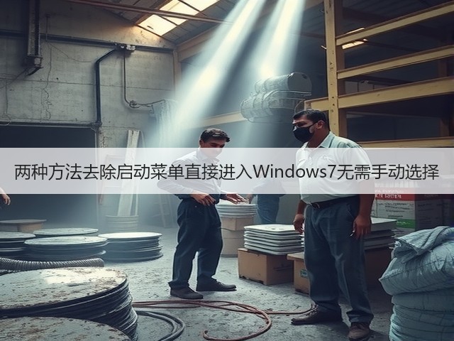 两种方法去除启动菜单直接进入Windows7无需手动选择(图3) 两种方法去除启动菜单直接进入Windows7无需手动选择(图3)