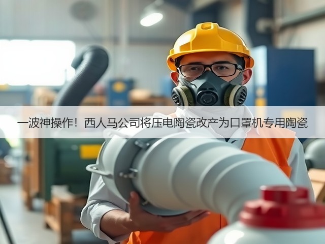 一波神操作！西人马公司将压电陶瓷改产为口罩机专用陶瓷(图2)
