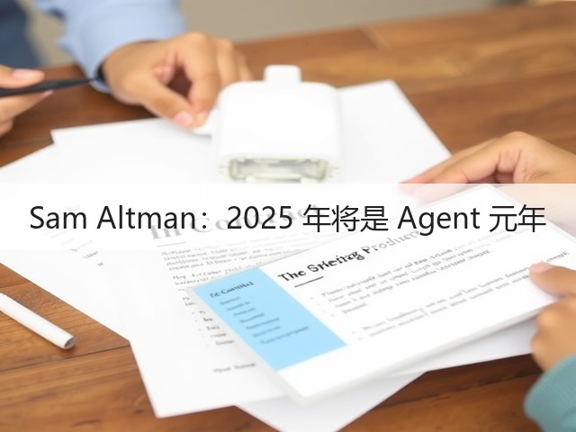 Sam Altman：2025 年将是 Agent 元年(图2)