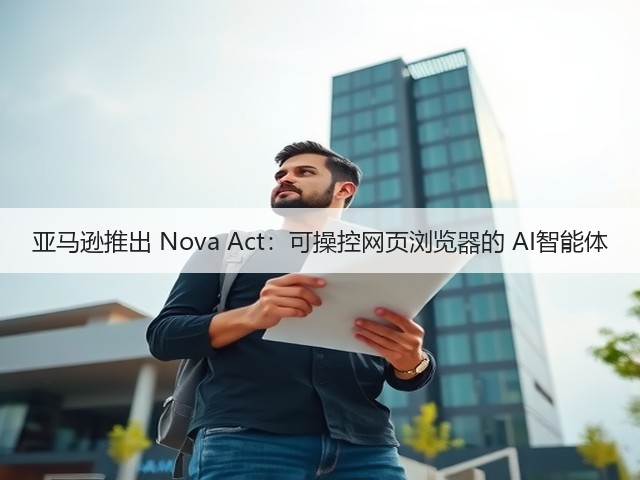 亚马逊推出 Nova Act：可操控网页浏览器的 AI智能体(图3)
