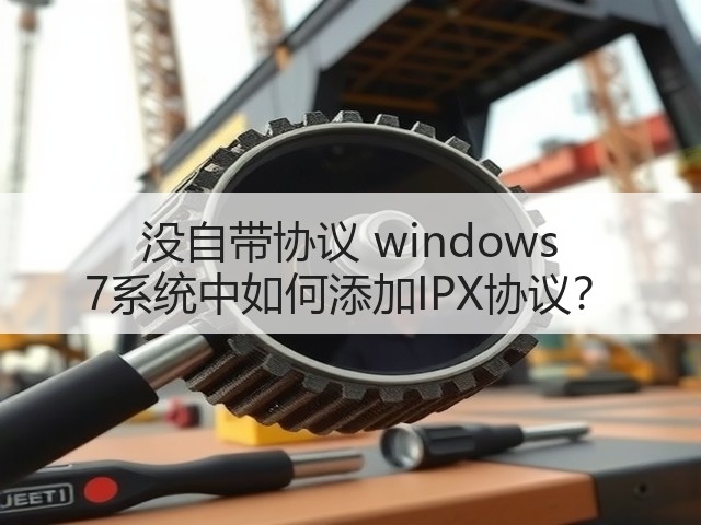 没自带协议 windows 7系统中如何添加IPX协议?(图3) 没自带协议 windows 7系统中如何添加IPX协议?(图3)