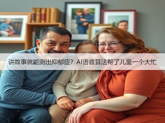 讲故事就能测出抑郁症?AI语音算法帮了儿童一个大忙(图3) 讲故事就能测出抑郁症?AI语音算法帮了儿童一个大忙(图3)