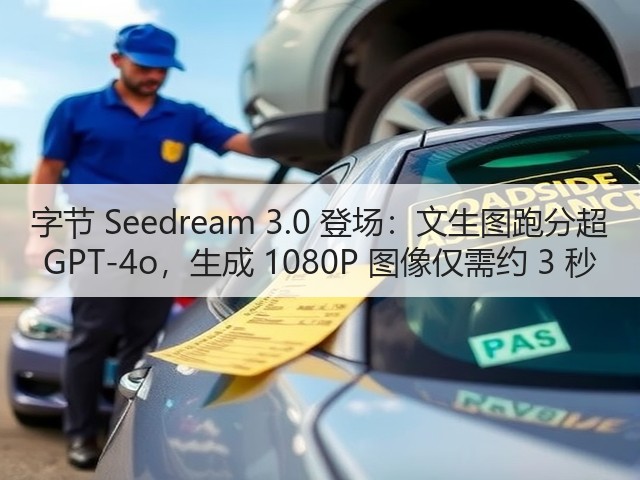 字节 Seedream 3.0 登场：文生图跑分超 GPT-4o，生成 1080P 图像仅需约 3 秒(图1)