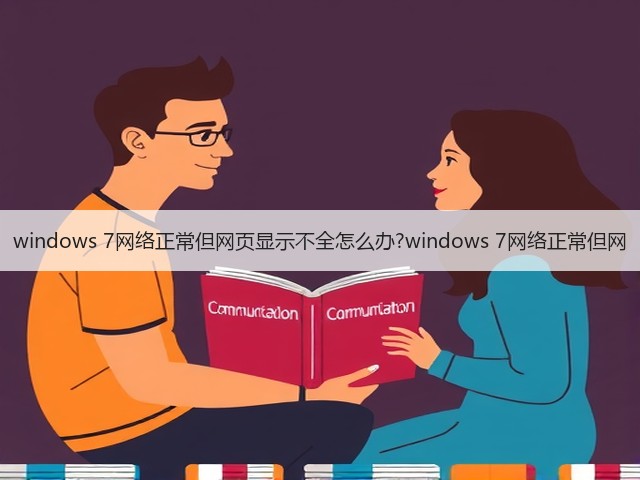 windows 7网络正常但网页显示不全怎么办?windows 7网络正常但网(图3) windows 7网络正常但网页显示不全怎么办?windows 7网络正常但网(图3)