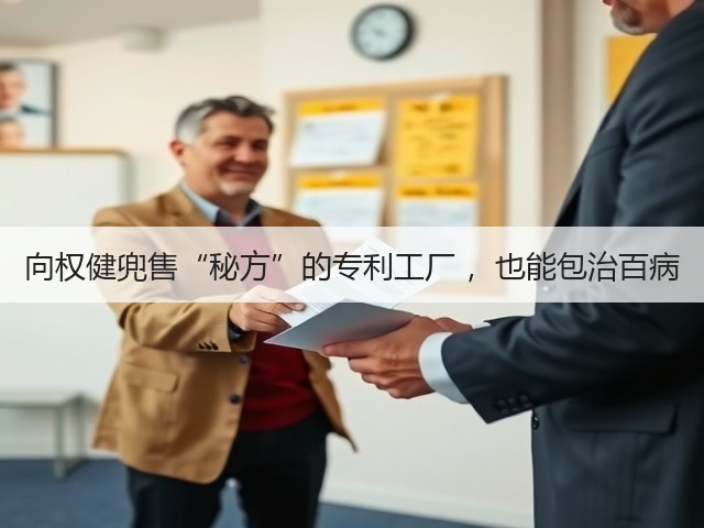 向权健兜售“秘方”的专利工厂 ,也能包治百病(图1) 向权健兜售“秘方”的专利工厂 ,也能包治百病(图1)