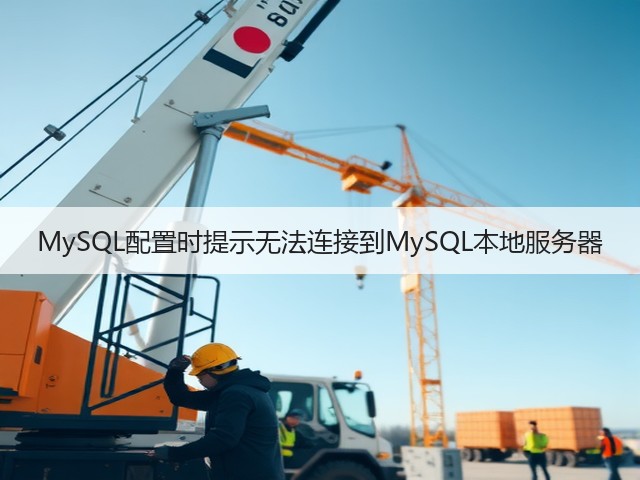 MySQL配置时提示无法连接到MySQL本地服务器(图2) MySQL配置时提示无法连接到MySQL本地服务器(图2)
