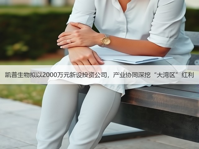 凯普生物拟以2000万元新设投资公司,产业协同深挖“大湾区”红利(图1) 凯普生物拟以2000万元新设投资公司,产业协同深挖“大湾区”红利(图1)