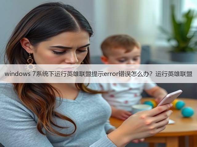 windows 7系统下运行英雄联盟提示error错误怎么办？运行英雄联盟(图3)