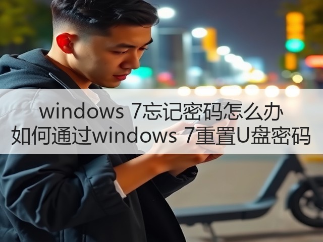 windows 7忘记密码怎么办 如何通过windows 7重置U盘密码(图3) windows 7忘记密码怎么办 如何通过windows 7重置U盘密码(图3)