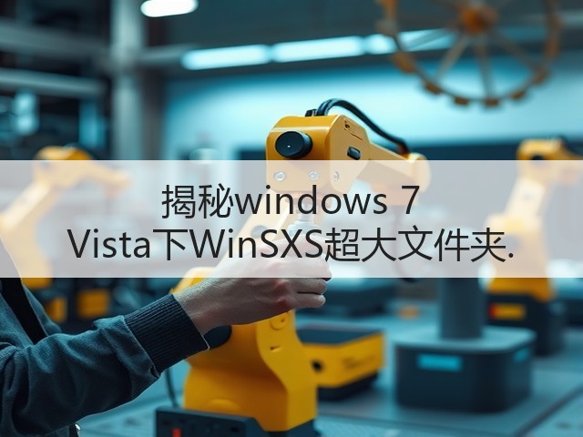 揭秘windows 7 Vista下WinSXS超大文件夹.(图2) 揭秘windows 7 Vista下WinSXS超大文件夹.(图2)