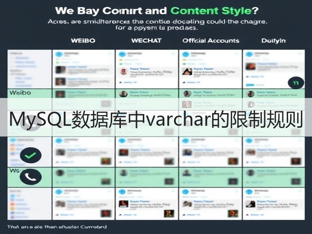 MySQL数据库中varchar的限制规则(图2) MySQL数据库中varchar的限制规则(图2)