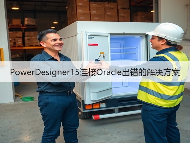 PowerDesigner15连接Oracle出错的解决方案(图3)