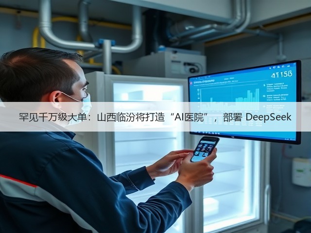 罕见千万级大单:山西临汾将打造“AI医院”,部署 DeepSeek(图2) 罕见千万级大单:山西临汾将打造“AI医院”,部署 DeepSeek(图2)