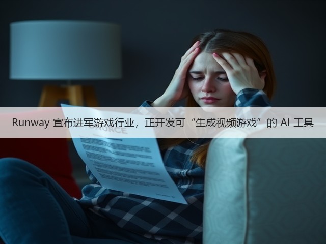Runway 宣布进军游戏行业,正开发可“生成视频游戏”的 AI 工具(图1) Runway 宣布进军游戏行业,正开发可“生成视频游戏”的 AI 工具(图1)