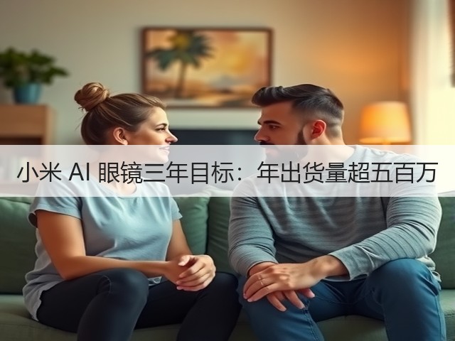 小米 AI 眼镜三年目标:年出货量超五百万(图3) 小米 AI 眼镜三年目标:年出货量超五百万(图3)