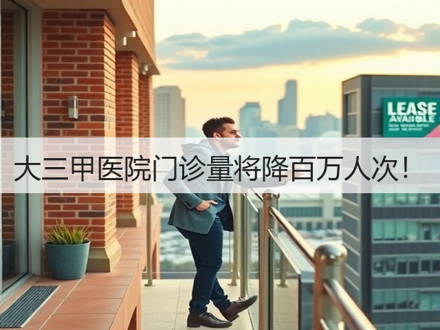 大三甲医院门诊量将降百万人次!(图3) 大三甲医院门诊量将降百万人次!(图3)