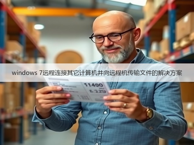 windows 7远程连接其它计算机并向远程机传输文件的解决方案(图1) windows 7远程连接其它计算机并向远程机传输文件的解决方案(图1)