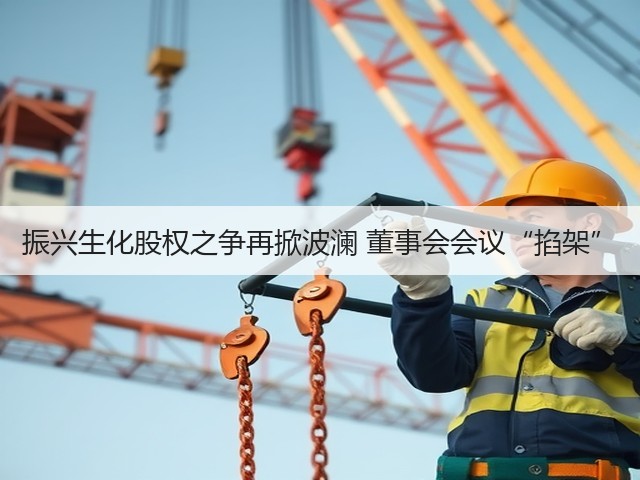 振兴生化股权之争再掀波澜 董事会会议“掐架”(图3)