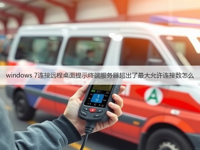 windows 7连接远程桌面提示终端服务器超出了最大允许连接数怎么(图1) windows 7连接远程桌面提示终端服务器超出了最大允许连接数怎么(图1)