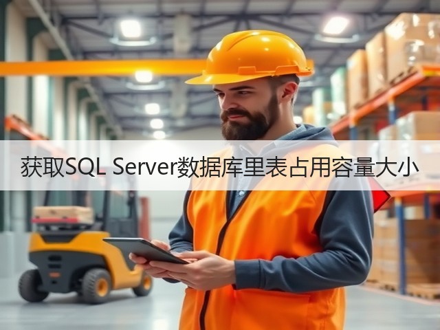 获取SQL Server数据库里表占用容量大小(图1) 获取SQL Server数据库里表占用容量大小(图1)