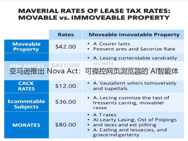亚马逊推出 Nova Act：可操控网页浏览器的 AI智能体(图1)