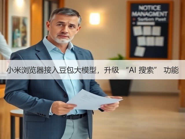 小米浏览器接入豆包大模型，升级 “AI 搜索” 功能(图2)