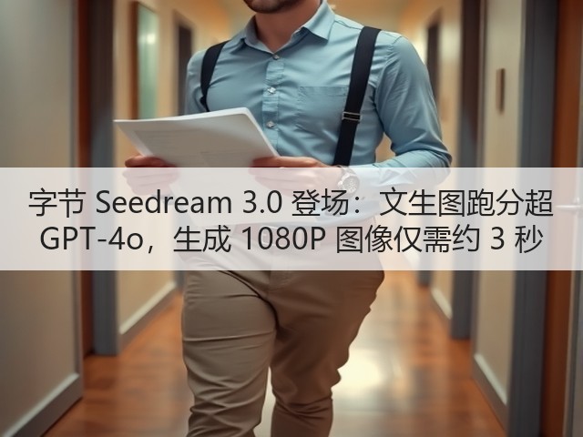 字节 Seedream 3.0 登场：文生图跑分超 GPT-4o，生成 1080P 图像仅需约 3 秒(图2)