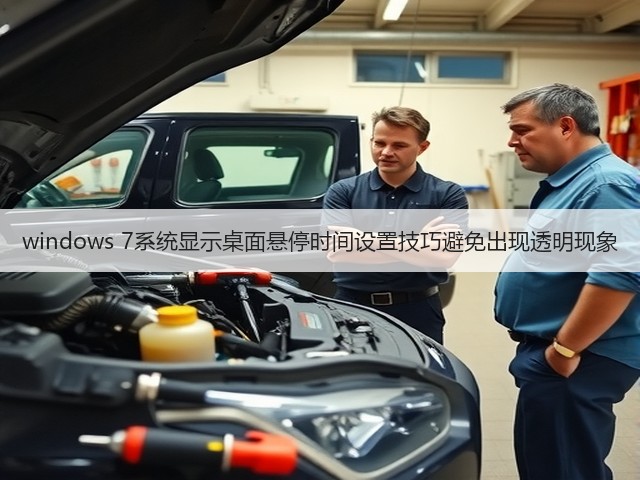 windows 7系统显示桌面悬停时间设置技巧避免出现透明现象(图1) windows 7系统显示桌面悬停时间设置技巧避免出现透明现象(图1)